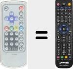 Replacement remote control for 510-005B