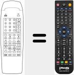 Replacement remote control for 10 P
