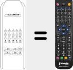 Replacement remote control for 83 SERIES