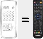 Replacement remote control for 8668812233