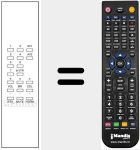 Replacement remote control for A 518060