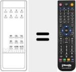 Replacement remote control for A510710