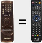 Replacement remote control for AB-100