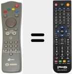 Replacement remote control for D-BOX