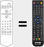 Replacement remote control for DAEW48B2823A02