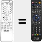 Replacement remote control for DCB-101