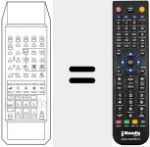 Replacement remote control for DIGIT 2000 TLV-PIP