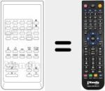 Ersatzfernbedienung f&uuml;r FB 40 VS / TEXT