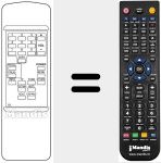 Replacement remote control for G1