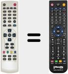 Replacement remote control for HVP-10