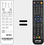 Replacement remote control for IMC 605