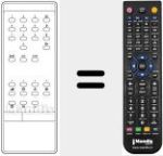 Replacement remote control for INFRARED 1060