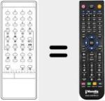 Replacement remote control for INFRARED 2060M