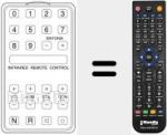 Ersatzfernbedienung für INFRARED REMOTE CONT