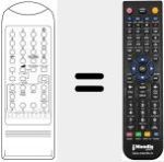Replacement remote control for IR 5550
