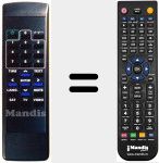 Replacement remote control for NRF-600