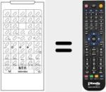 Replacement remote control for MTR