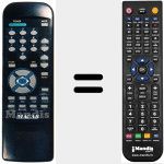 Replacement remote control for NRF-570