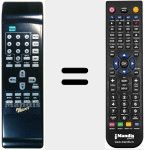 Replacement remote control for PROVISION V