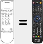 Replacement remote control for RC 0621