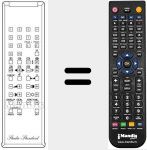 Ersatzfernbedienung für RC 100