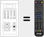 Replacement remote control for RC 4-J