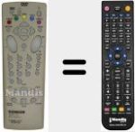 Ersatzfernbedienung f&uuml;r RCT 110 DA 1