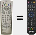 Ersatzfernbedienung f&uuml;r RCT 110 DB 1