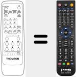 Replacement remote control for RCT 401B