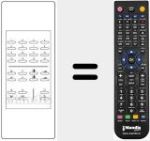 Replacement remote control for 160.39.07