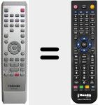 Replacement remote control for SE-R0228 (P000461890)