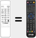 Replacement remote control for SRD 14 (10257030)