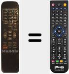 Replacement remote control for SRT 330