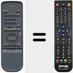 Replacement remote control for T 26