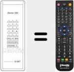 Replacement remote control for STEREO 400