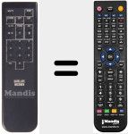 Replacement remote control for SUNSTAR SR 1000
