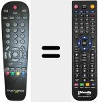 Ersatzfernbedienung f&uuml;r SWP-3556WC-TSA