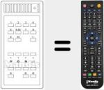 Ersatzfernbedienung f&uuml;r T 719