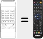 Replacement remote control for TVC 32