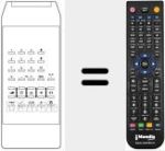 Replacement remote control for 57-3504