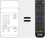 Replacement remote control for TC 120