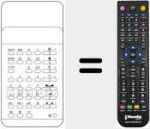 Replacement remote control for TC 123