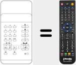 Replacement remote control for TC 122