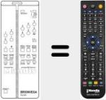 Replacement remote control for 660.01.0251