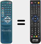 Ersatzfernbedienung f&uuml;r TLM 02