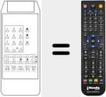 Replacement remote control for TP 859 R / N