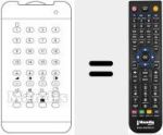 Ersatzfernbedienung f&uuml;r TRD 99 / 16