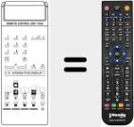 Replacement remote control for TS 40