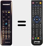 Replacement remote control for TSR 500-RC