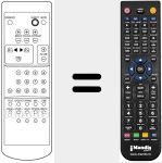 Replacement remote control for UKV 620